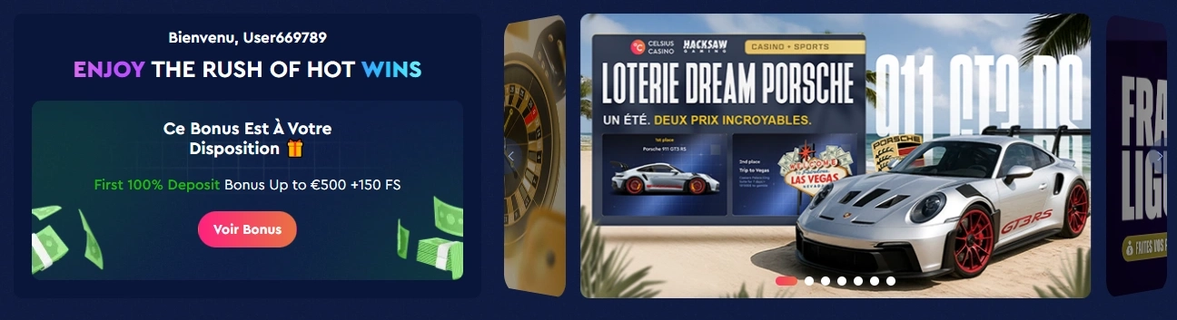 Promotions régulières et bonus hebdomadaires chez celsius